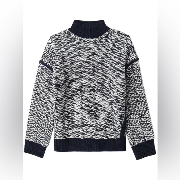 3.1 Phillip Lim long sleeve wool jacquard turtleneck sweater - Picture 5 of 6